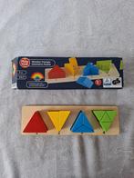 Geometrische puzzel hout tbv goed doel, Ophalen of Verzenden, Gebruikt