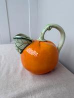 Mooie Franse waterkan in vorm van sinaasappel, Ophalen of Verzenden