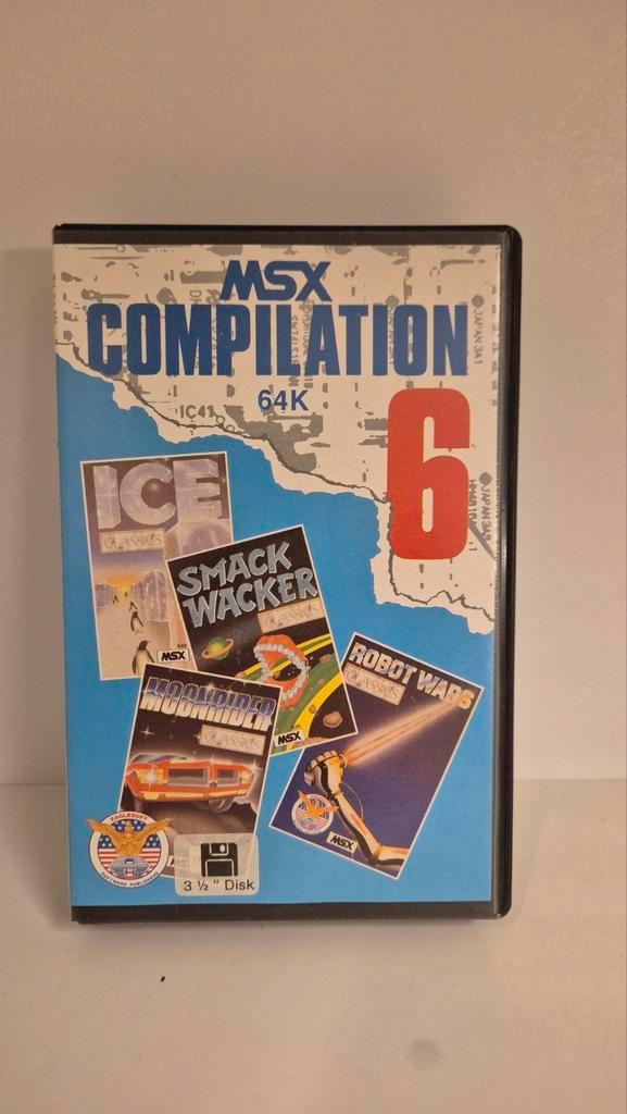 MSX Compilation 6 - Compleet, Spelcomputers en Games, Games | Pc, Zo goed als nieuw, Sport, 1 speler, Vanaf 3 jaar, Ophalen of Verzenden