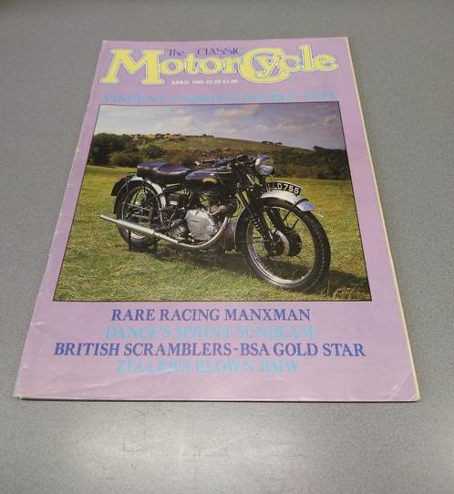 The Classic Motorcycle april 1986, Boeken, Motoren, Gelezen, Verzenden