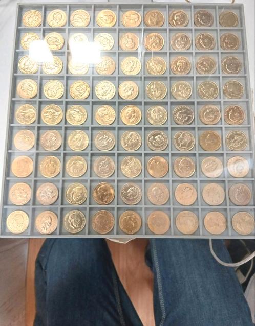 Partij 81 Gouden tientjes 10 gulden Willem-Wilhelmina Doublé, Postzegels en Munten, Munten | Nederland, Setje, 10 gulden, Koning Willem I