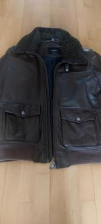 Leren mannen jack, Maat 52/54 (L), Bruin, McGregor, Ophalen of Verzenden