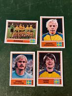 4 panini plaatjes Zweden Euro 80, Ophalen of Verzenden