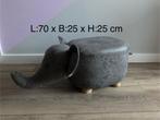 Kruk ‘olifant’, Huis en Inrichting, Krukjes, Ophalen of Verzenden, Zo goed als nieuw, Hout