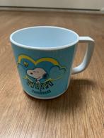 Kunststof beker van Snoopy en Woodstock, Ophalen of Verzenden, Snoopy, Gebruikt, Gebruiksvoorwerp
