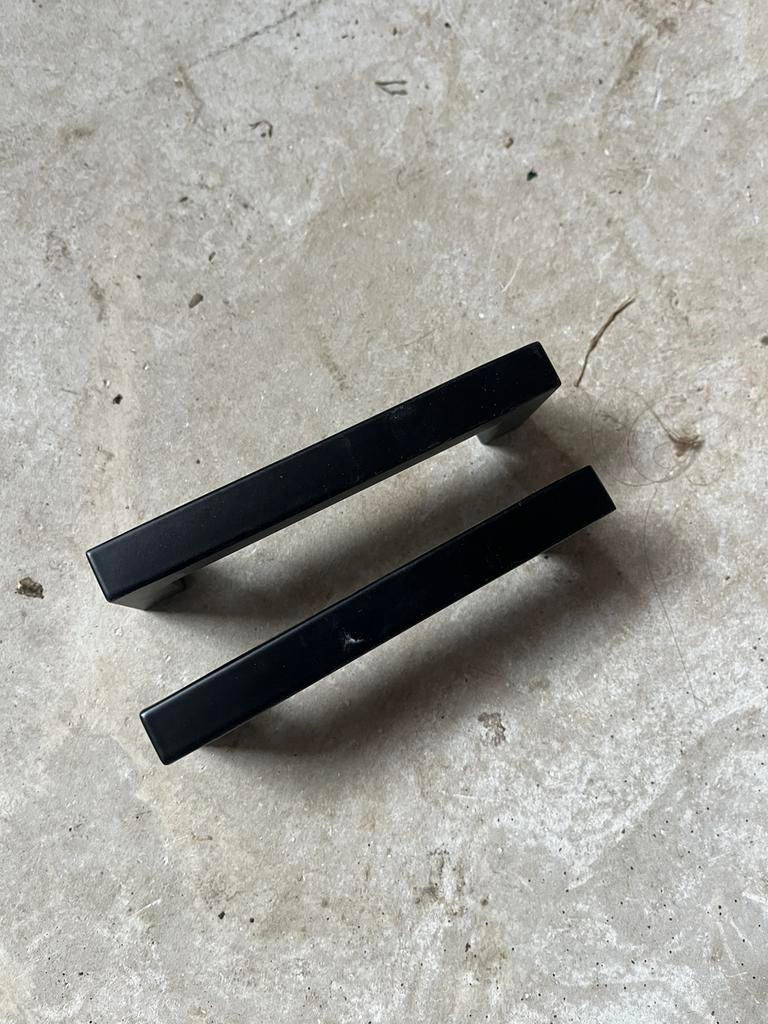 Deurgreepjes 10cm zwart 2 stuks, Ophalen of Verzenden, Klink of Kruk