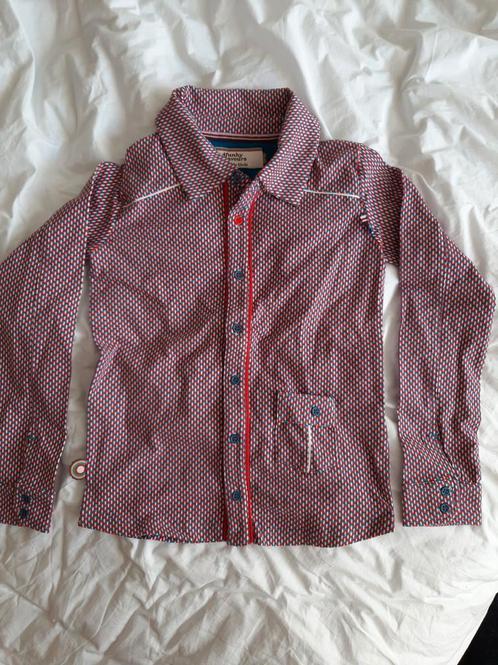 Nieuw 4ff gedragen blouse shirt 134 blokjes rood blauw, Kinderen en Baby's, Kinderkleding | Maat 134, Nieuw, Jongen, Overhemd of Blouse
