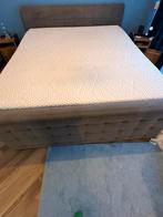 Boxspring bed met matras en topper, Huis en Inrichting, Slaapkamer | Matrassen en Bedbodems, Ophalen, Tweepersoons, Zo goed als nieuw