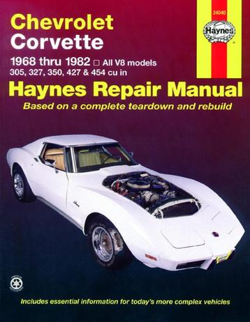 Chevrolet Corvette Stingray C3 | Haynes boek | 