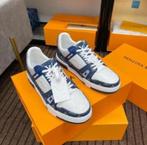 Sneakers lv blauw wit maat 42, Kleding | Heren, Schoenen, Verzenden, Nieuw, Blauw