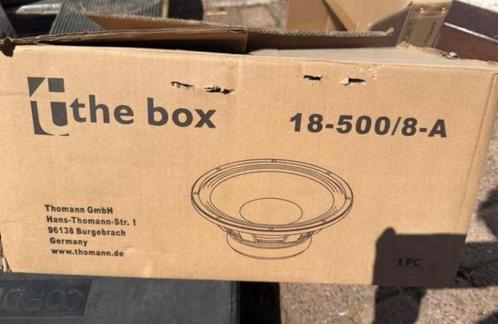 The box pro 18/500 woofers Nieuw!, Audio, Tv en Foto, Professionele Audio-, Tv- en Video-apparatuur, Nieuw, Audio, Ophalen