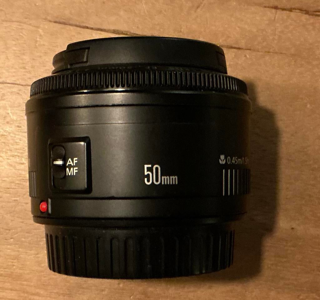 Canon EF-50 plastic fantastic portraitlens, Ophalen of Verzenden, Zo goed als nieuw, Standaardlens