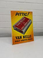 Oud reclamebord van nelle half zware shag display reclame, Verzamelen, Ophalen of Verzenden, Zo goed als nieuw, Reclamebord