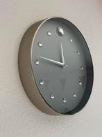 Stijlvolle klok met diamanten, Ophalen of Verzenden, Zo goed als nieuw, Analoog, Wandklok