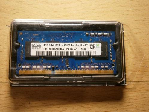 1 x 4gb PC3L DDR3 12800S SODIMM SK Hynix, Computers en Software, RAM geheugen, Zo goed als nieuw, Laptop, 4 GB, DDR3, Ophalen of Verzenden