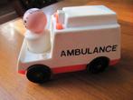 Fisher Price ambulance met poppetje, vintage., Ophalen of Verzenden, Gebruikt, Auto of Voertuig