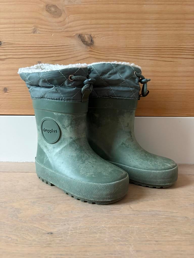 Droppies laarzen met voering, maat 22, Ophalen, Jongen of Meisje, Laarzen, Zo goed als nieuw