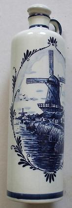 Jonge Bols graangenever kruik / fles Delft Blue, Antiek en Kunst, Verzenden