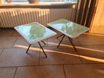 Groene bijzettafels/koffietafels, samen of los te koop, Ophalen, Minder dan 45 cm, Minder dan 55 cm, Zo goed als nieuw