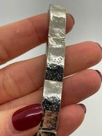 B42 Prachtige zilveren Finse stijl armband, Ophalen of Verzenden, Zilver, Armband