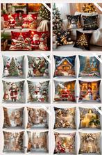Kerst kussenhoezen 40 x 40 cm per 4, Nieuw, Ophalen of Verzenden, Volgt, Volgt