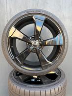 #73 SET 19’’ AUDI A3 ROTOR VELGEN+ZOMERBANDEN BLACK ORIGINEE, 19 inch, Gebruikt, Banden en Velgen, Ophalen of Verzenden