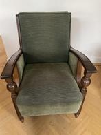 Twee groene stoelen - Nijmegen, Huis en Inrichting, Stoelen, Ophalen, Hout, Gebruikt, Twee