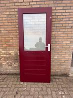 Meranti Buitendeur - hardhouten Achterdeur, Ophalen, Gebruikt, 80 tot 100 cm, Buitendeur
