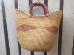 Ghana Bolgatanga u shopper/tulpmand uniek handgeweven, Ophalen of Verzenden, Nieuw, Rond, Overige materialen
