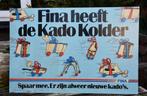 Vintage Reclame Bord  FINA, Ophalen, Gebruikt, Reclamebord