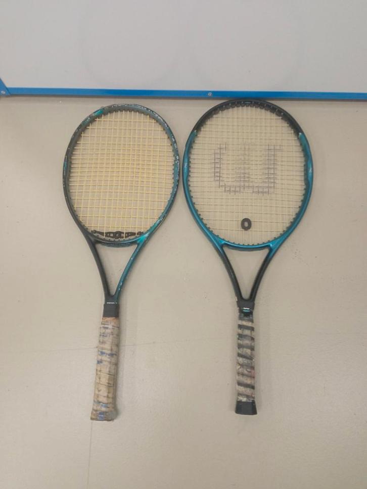 2x Wilson Tennisrackets Wilson dual taper beam hammer 5.0., Sport en Fitness, Tennis, Gebruikt, Racket, Wilson, Verzenden