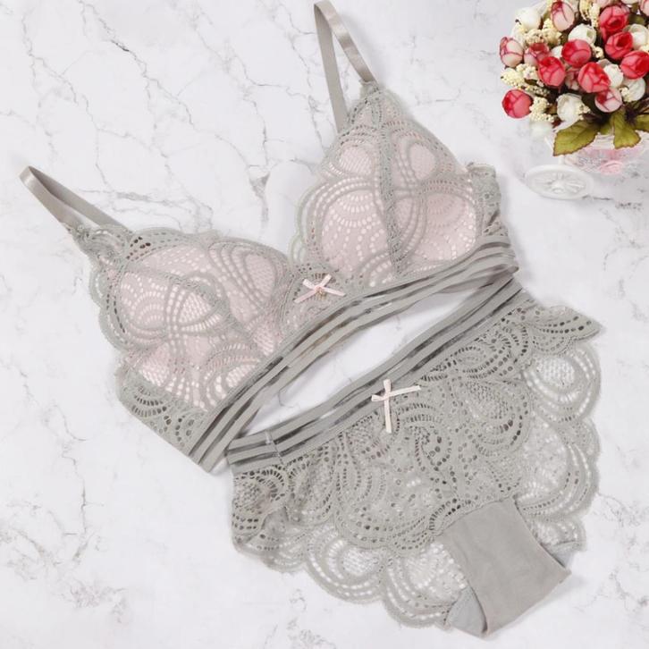 Grijze doorzichtige BH en slip (sexy lingerie setje dames), Kleding | Dames, Ondergoed en Lingerie, Setje, Grijs, Verzenden