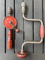 2 oude handboren, Antiek en Kunst, Antiek | Gereedschap en Instrumenten, Ophalen of Verzenden
