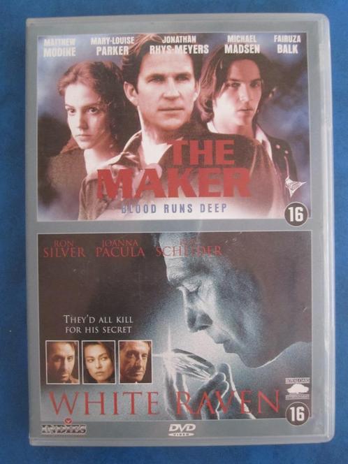 The Maker + White Raven (2 films op 1 DVD), Cd's en Dvd's, Dvd's | Thrillers en Misdaad, Zo goed als nieuw, Actiethriller, Boxset