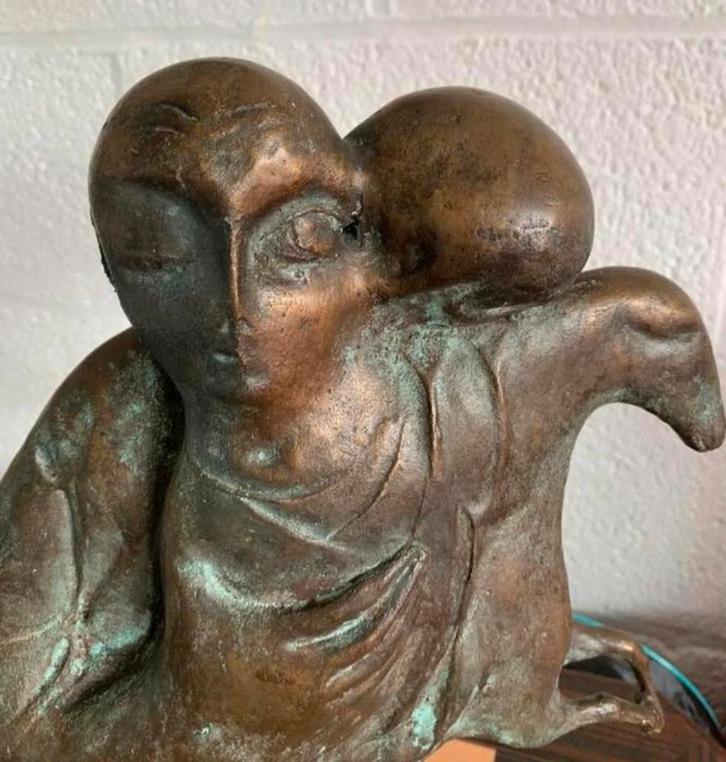 Beeld Brons bronzen beeld waarschijnlijk Vasiliy Selivanov., Antiek en Kunst, Kunst | Beelden en Houtsnijwerken, Ophalen of Verzenden