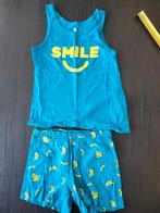 HEMA Shortama 122/128 - Bananen Print, Ophalen, Nacht- of Onderkleding, Jongen of Meisje, Zo goed als nieuw