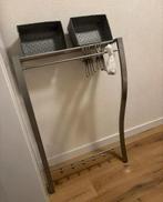 Kapstok met hangers en opbergbakken, Zo goed als nieuw, Minder dan 100 cm, Metaal, Ophalen