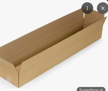GEZOCHT AMSTERDAM : gratis smalle langwerpige doos 120cm beschikbaar voor biedingen