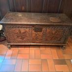 Antieke Spaanse Halkast / Kist, Antiek en Kunst, Antiek | Meubels | Kasten, Ophalen