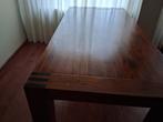 Mahonie hout eettafel, Ophalen, 200 cm of meer, 50 tot 100 cm, Zo goed als nieuw
