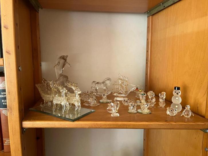 Kristallen beeldjes, Verzamelen, Beelden en Beeldjes, Zo goed als nieuw, Overige typen, Ophalen of Verzenden