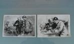 Prints van Lenin en Stalin met de Revolutie van 1917 Vintage, Ophalen of Verzenden