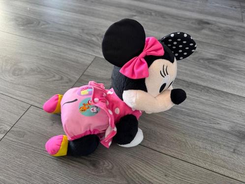 Clementoni Kruipende Knuffel Baby Minnie, Kinderen en Baby's, Speelgoed | Knuffels en Pluche, Zo goed als nieuw, Overige typen