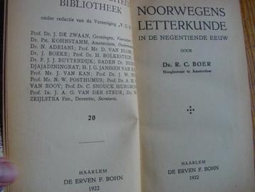 Noorwegens letterkunde in de negentiende eeuw - 1922 beschikbaar voor biedingen