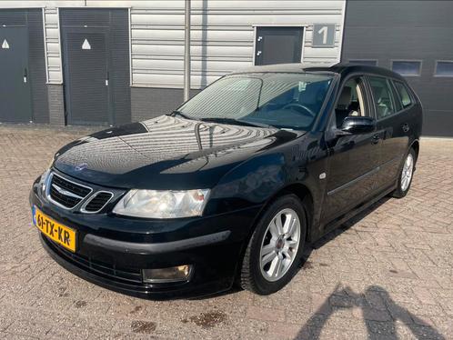 Saab 9-3 1.8 I Estate 2007 Zwart, Auto's, Saab, Bedrijf, Saab 9-3, ABS, Airbags, Airconditioning, Boordcomputer, Centrale vergrendeling