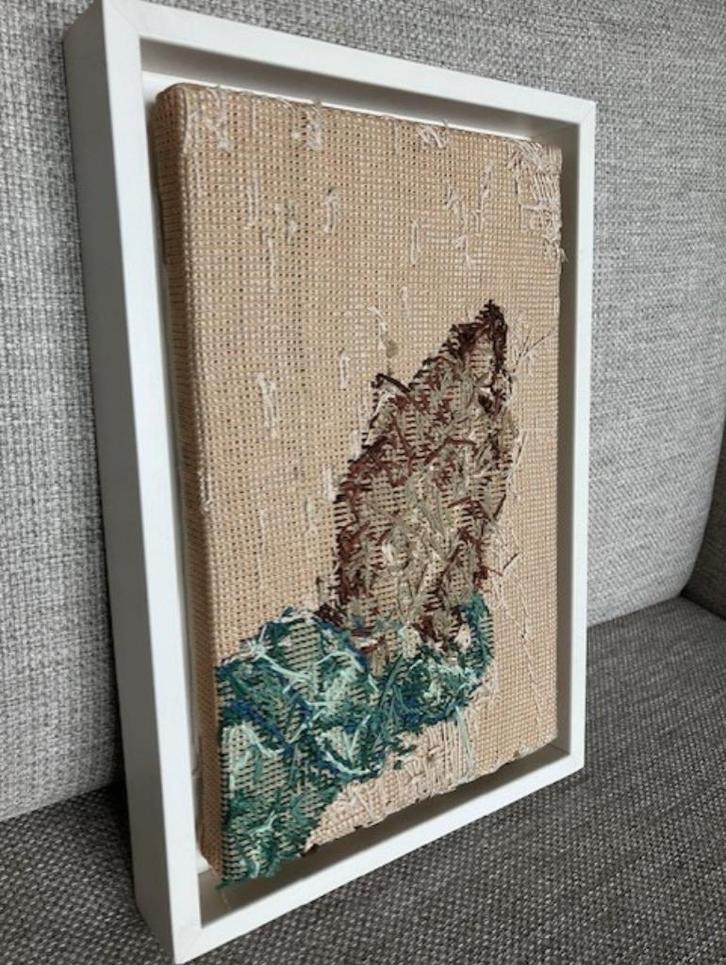 Rob Scholte - Embroidery - Dürers handen, Antiek en Kunst, Kunst | Schilderijen | Modern, Ophalen of Verzenden