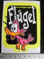 sticker flugel logo fluegel, Verzenden, Zo goed als nieuw, Merk