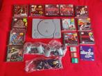 PS1 + 2 controllers + 14 games, Spelcomputers en Games, Ophalen, Gebruikt, Met 2 controllers, Met games