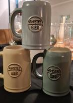 3x amstel pul voor bier, Verzamelen, Biermerken, Ophalen, Gebruikt, Pul(len), Amstel