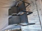 4 nette industriële eetkamerstoelen, Ophalen, Zo goed als nieuw, Vier